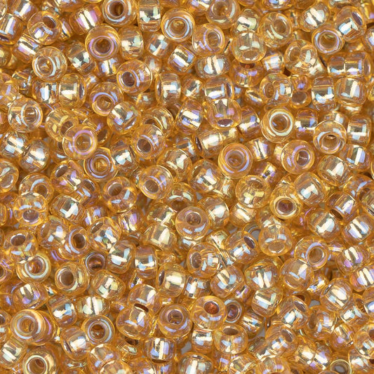11/0 Miyuki Seed Beads #1003 Silver Lined Gold AB 22g