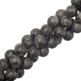 Larvikite Beads 10mm Round (Natural) 15-16" Strand
