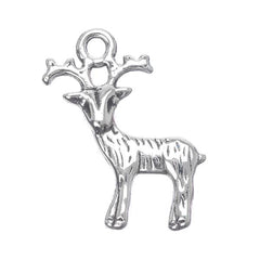 1" Deer Metal Charm 5/pk