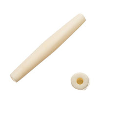 Hairpipe Bone Beads, 2" Ivory 10/pk