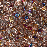 *Czech Superduo Beads Crystal Sliperit 22g
