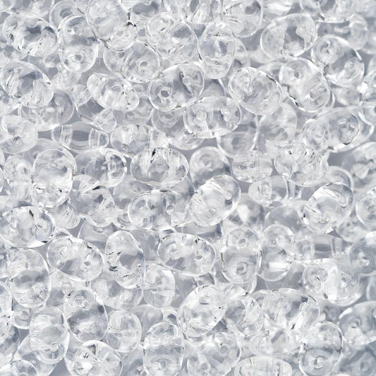 *Czech Superduo Beads Crystal 22g
