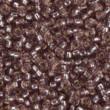 11/0 Miyuki Seed Beads #0012 Silver Lined Smoky Amethyst 22g