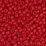 11/0 Miyuki Seed Beads #0408 Opaque Red 22g