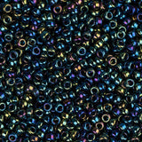 15/0 Miyuki Seed Beads #0455 Metallic Variegated Iris 22g