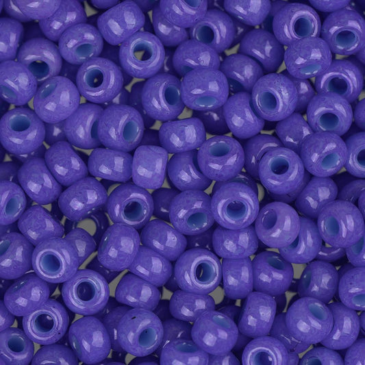 8/0 Miyuki Seed Beads #1477 Opaque Bright Purple 22g