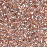 11/0 Czech Seed Beads #01023 Silver Lined Light Pink 23g