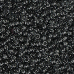 11/0 Czech Seed Beads #01028 Transparent Grey 23g