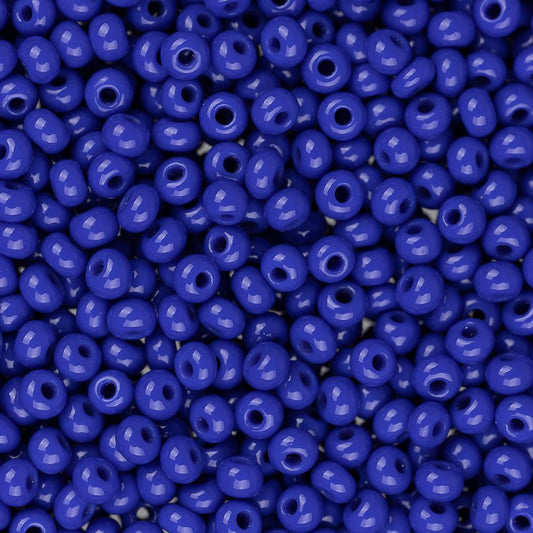 11/0 Czech Seed Beads #34922 Opaque Royal Blue 23g