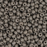 11/0 Czech Seed Beads #34927 Opaque Grey 23g