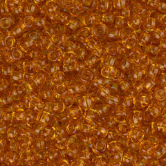 11/0 Czech Seed Beads #34933 Transparent Topaz 23g