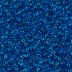 11/0 Czech Seed Beads #34936 Transparent Medium Aqua 23g