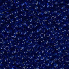 11/0 Czech Seed Beads #34937 Transparent Navy 23g