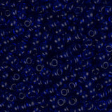 11/0 Czech Seed Beads #34939 Transparent Royal Blue 23g