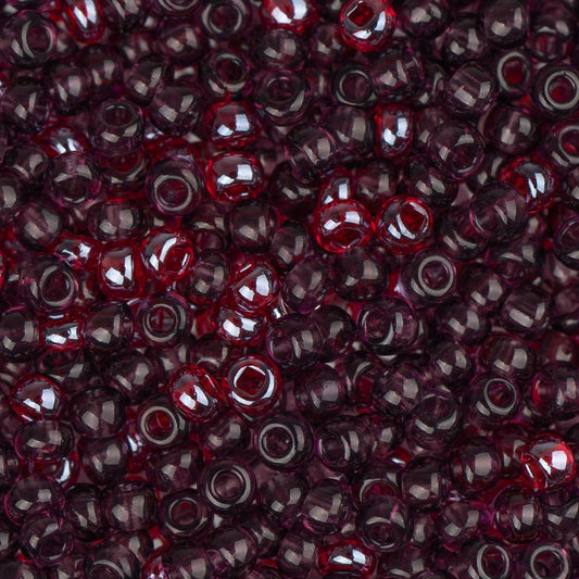 10/0 Czech Seed Beads #049 Transparent Amethyst Mix 22g