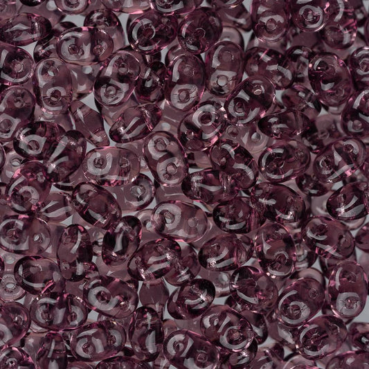 *Czech Superduo Beads Dark Amethyst 22g