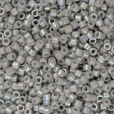 11/0 Delica Bead #1508 Light Grey Smoke Opaque AB 5.2g