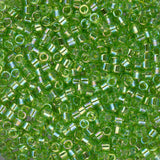 11/0 Delica Bead #1246 Green AB Transparent AB 5.2g