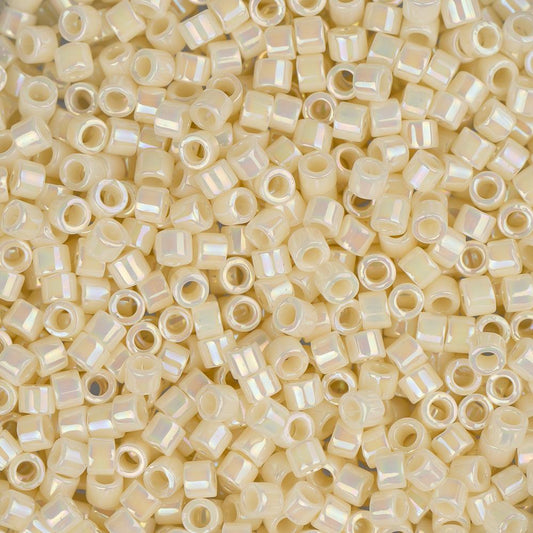 11/0 Delica Bead #0157 Op Cream AB 5.2g