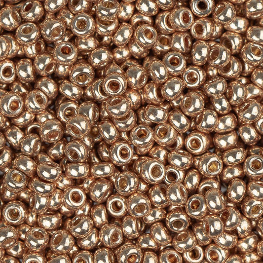 11/0 Miyuki Seed Beads #4204 Duracoat Galvanized Champagne 22g