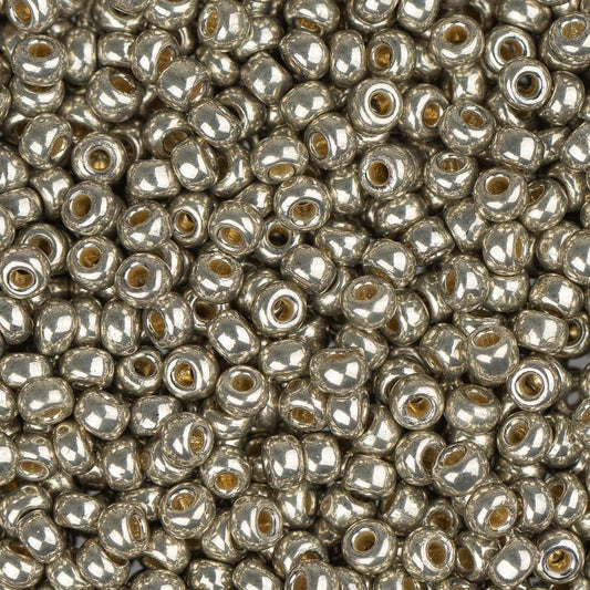 11/0 Miyuki Seed Beads #4221 Duracoat Light Smoky Pewter 22g