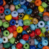 8/0 Czech Seed Beads #013 Opaque Multi Mix 22g