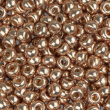 8/0 Miyuki Seed Beads #4204 Duracoat Galvanized Champagne 22g