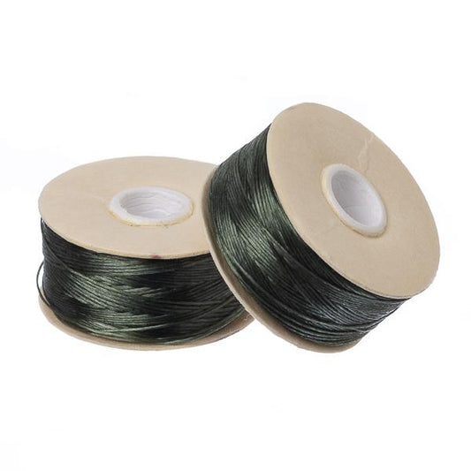 Nymo Beading Thread B Olive 65yd Bobbin