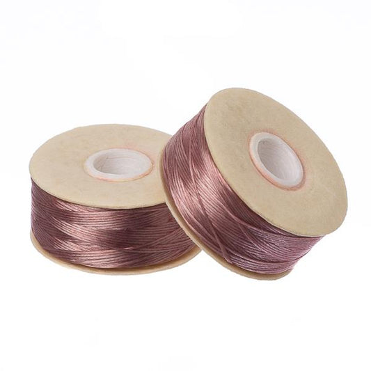 Nymo Beading Thread B Rosey Mauve 65yd Bobbin