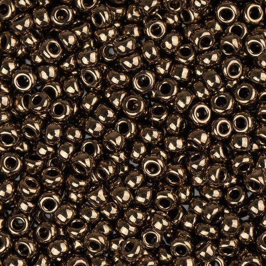 11/0 Miyuki Seed Beads #0457 Metallic Dark Bronze 22g