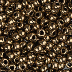 8/0 Miyuki Seed Beads #0457 Metallic Dark Bronze 22g