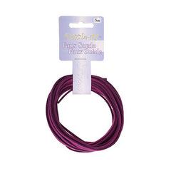 Faux Suede 3mm Lace 5m Purple