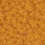 11/0 Miyuki Seed Beads #0132F Light Topaz Matte 22g