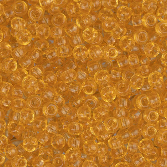 11/0 Miyuki Seed Beads #0132 Transparent Light Topaz 22g