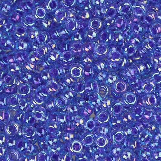11/0 Miyuki Seed Beads #0353 Blue Violet Lined AB 22g