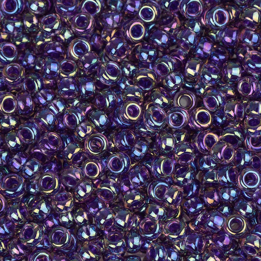 11/0 Miyuki Seed Beads #0356 Amethyst Purple Lined AB 22g