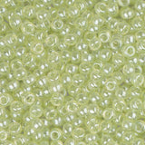 11/0 Miyuki Seed Beads #0371 Pale Moss Green Luster 22g
