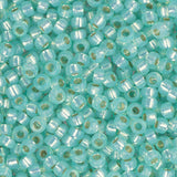 11/0 Miyuki Seed Beads #0571 Aqua/Green Silver Lined Opal Alabaster 22g