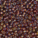 11/0 Miyuki Seed Beads #1005 Silver Lined Dark Topaz AB 22g