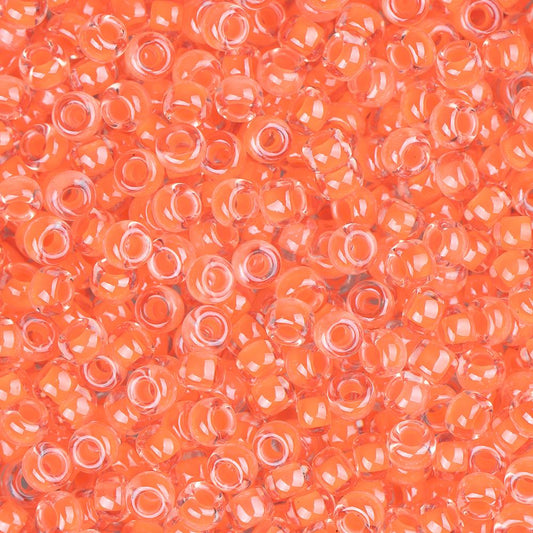 11/0 Miyuki Seed Beads #1122 Luminous Neon Flamingo 22g