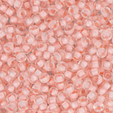11/0 Miyuki Seed Beads #1934 Baby Pink Lined Semi-Frosted 22g