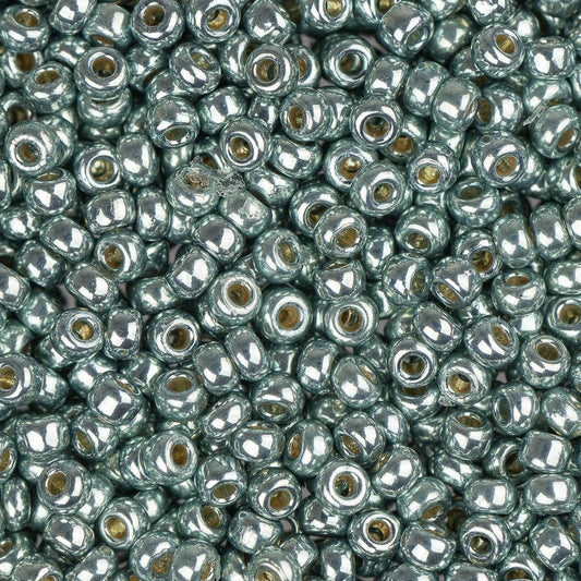 11/0 Miyuki Seed Beads #4216 Duracoat Galvanized Dark Sea Foam 22g