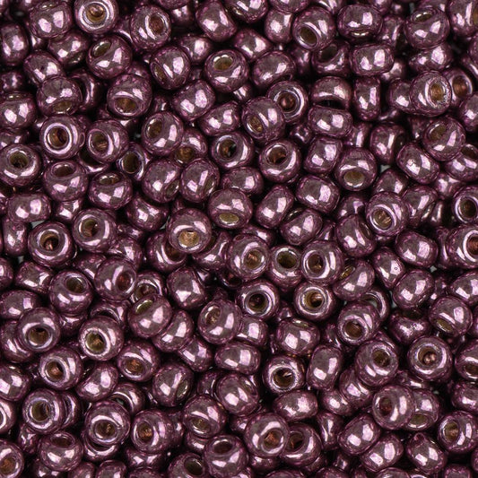 11/0 Miyuki Seed Beads #4220 Duracoat Galvanized Egg Plant 22g