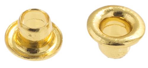 Gold Eyelets with 2.2mm Hole 50/pk