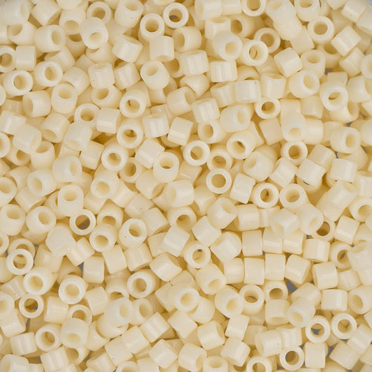 11/0 Delica Bead #0732 Opaque Dark Cream 50g Bag