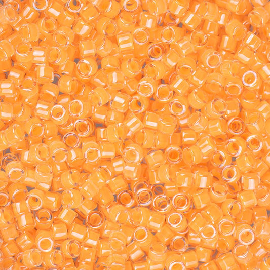 11/0 Delica Bead #2033 Light Orange Luminous Neon 50g Bag