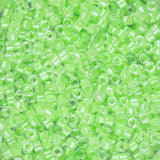 11/0 Delica Bead #2040 Light Green Luminous Neon 50g Bag