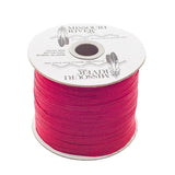 Flat Dark Red Shawl Fringe 244yd Spool