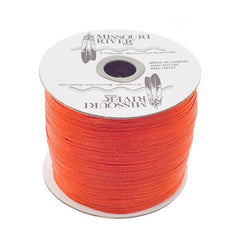 Flat Orange Shawl Fringe 244yd Spool