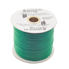 Flat Emerald Green Shawl Fringe 244yd Spool